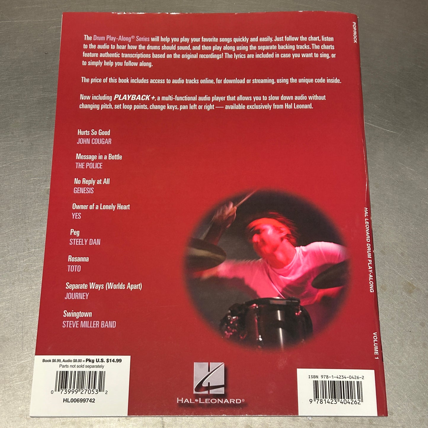 Pop Rock Drum Play-Along Volume 1