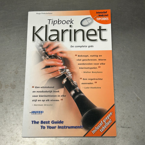 Tipboek Klarinet