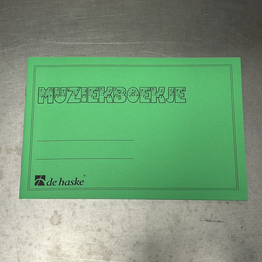 Muziekboekje - noten schrift