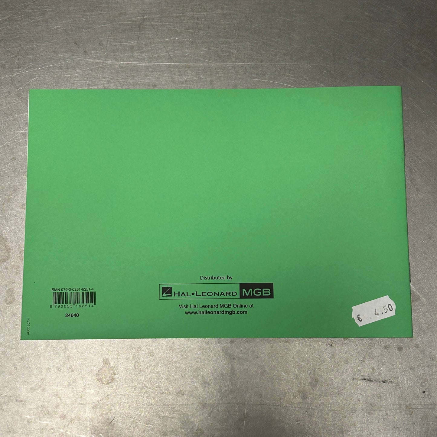 Muziekboekje - noten schrift