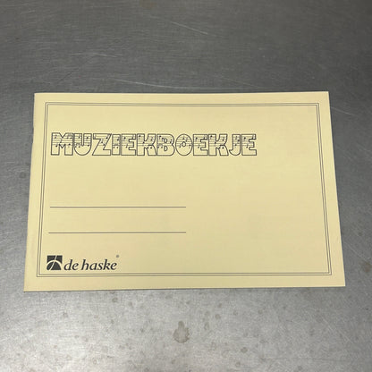 Muziekboekje - noten schrift