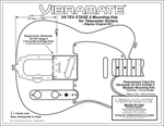 Vibramate Bigsby V5-TEV-2 left-handed for Telecaster nickel