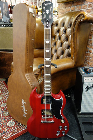 Epiphone 1961 Les Paul SG Standard (Incl. Hard Case) Aged 60s Cherry