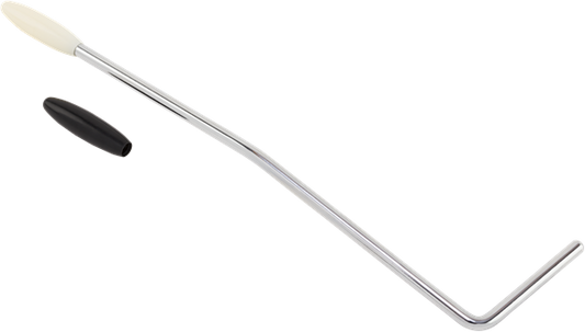 Fender Player Jaguar/Jazzmaster Tremolo Arm, Chrome with Black and White Knobs