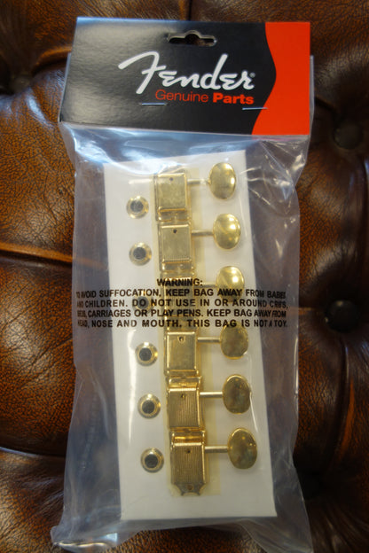 Fender Vintage-Style Strat/Tele Tuners, Gold (6)