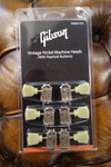 Gibson PMMH-010 Deluxe Green Key Tuner Set (Vintage Nickel)