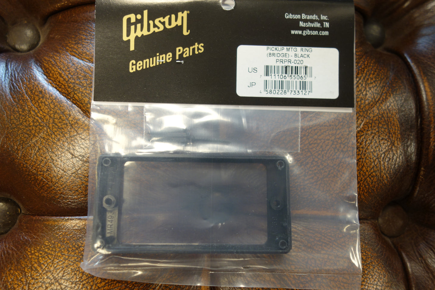 Gibson PRPR-020 Pickup Mounting Ring (3/8", Bridge) (Black)