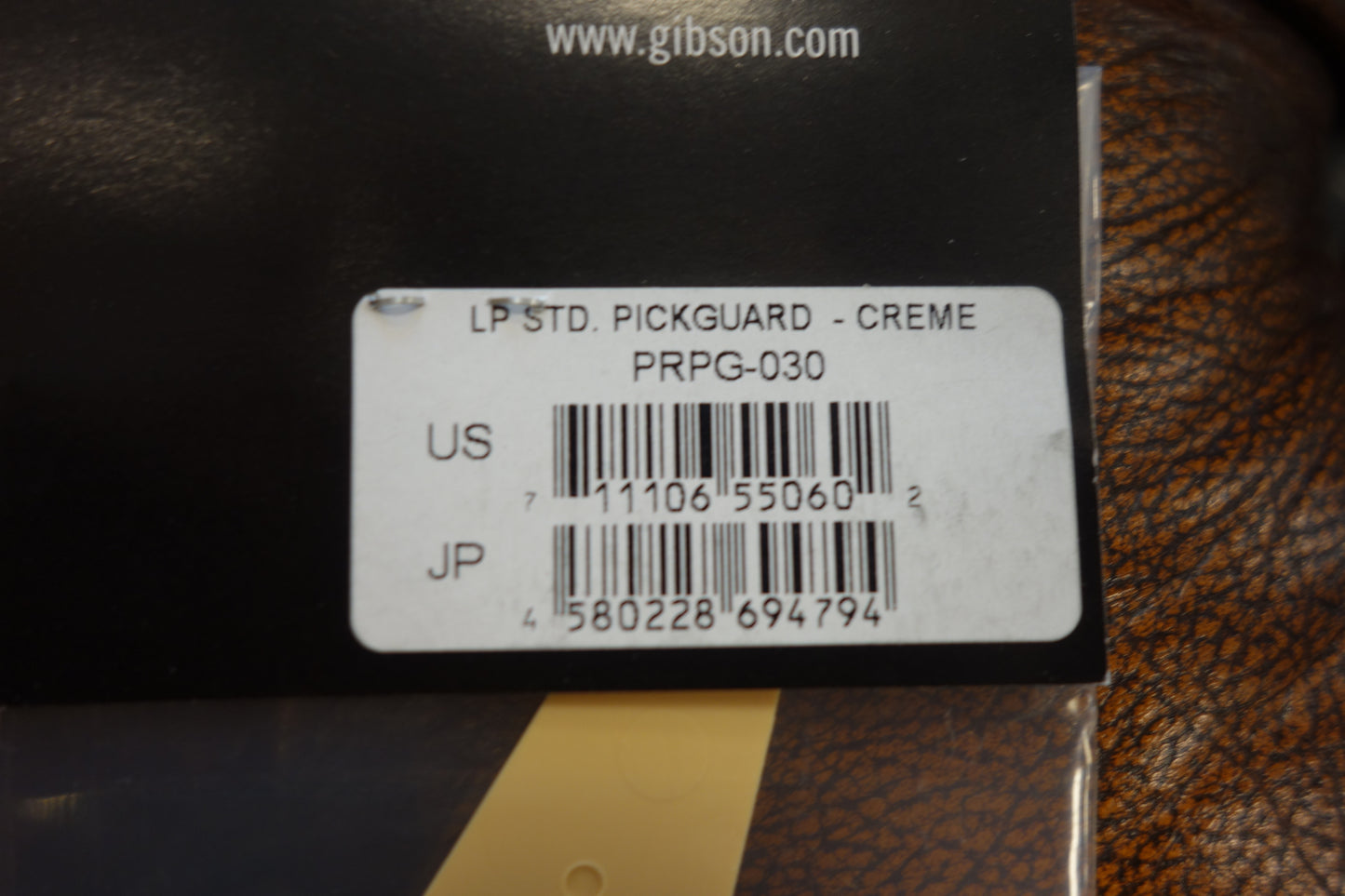 Gibson PRPG-030 Les Paul Standard Pickguard (Cream)