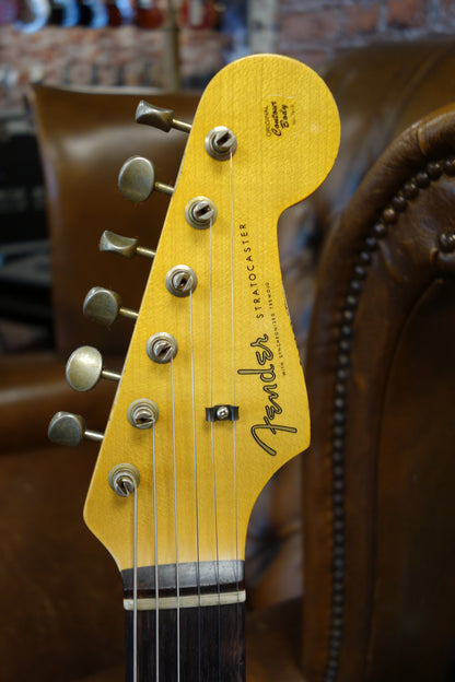 Fender Custom SHop '61 Stratocaster Heavy Relic Aged Ocean Turquoise over 3CS