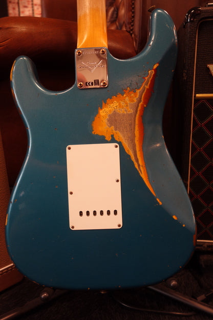 Fender Custom SHop '61 Stratocaster Heavy Relic Aged Ocean Turquoise over 3CS