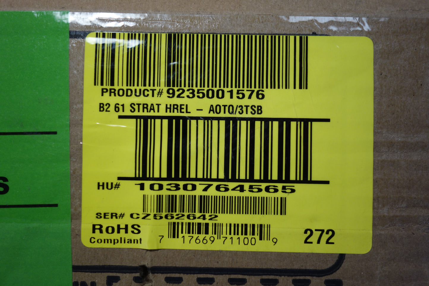 Fender Custom SHop '61 Stratocaster Heavy Relic Aged Ocean Turquoise over 3CS