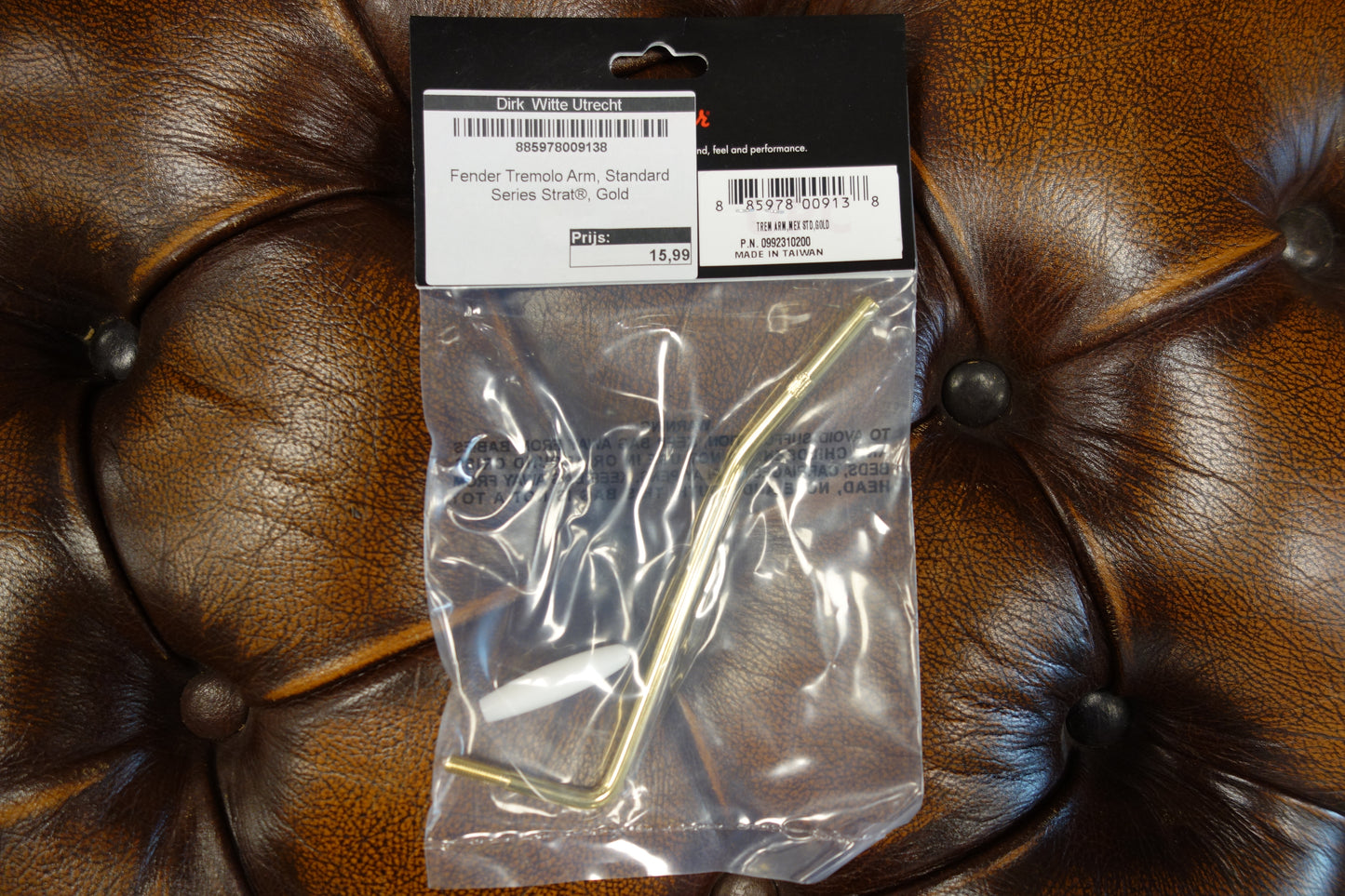 Fender Tremolo Arm, Standard Series Strat, Gold