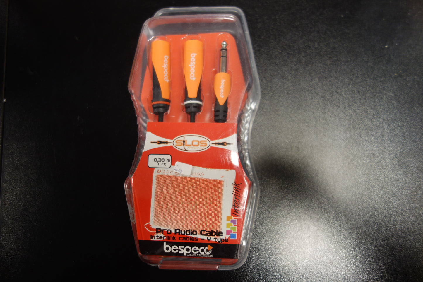 Bespeco SLYX2X030 Pro Audio Cable Y Type 0,30m