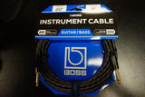 Boss BIC-20 20FT / 6 m Instrument Cable, Straight/Straight Jack
