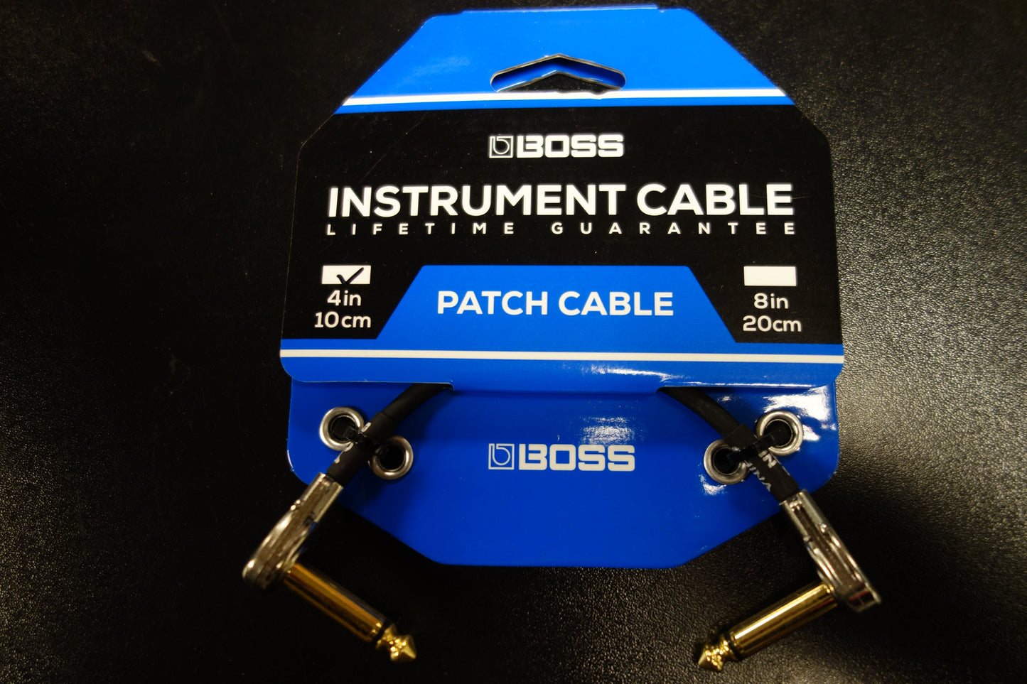 Boss BPC-4 Patch Cable Flat Angle/Angle Jack 10cm