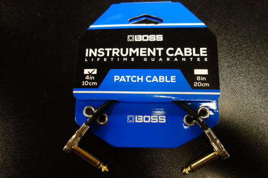Boss BPC-4 Patch Cable Flat Angle/Angle Jack 10cm
