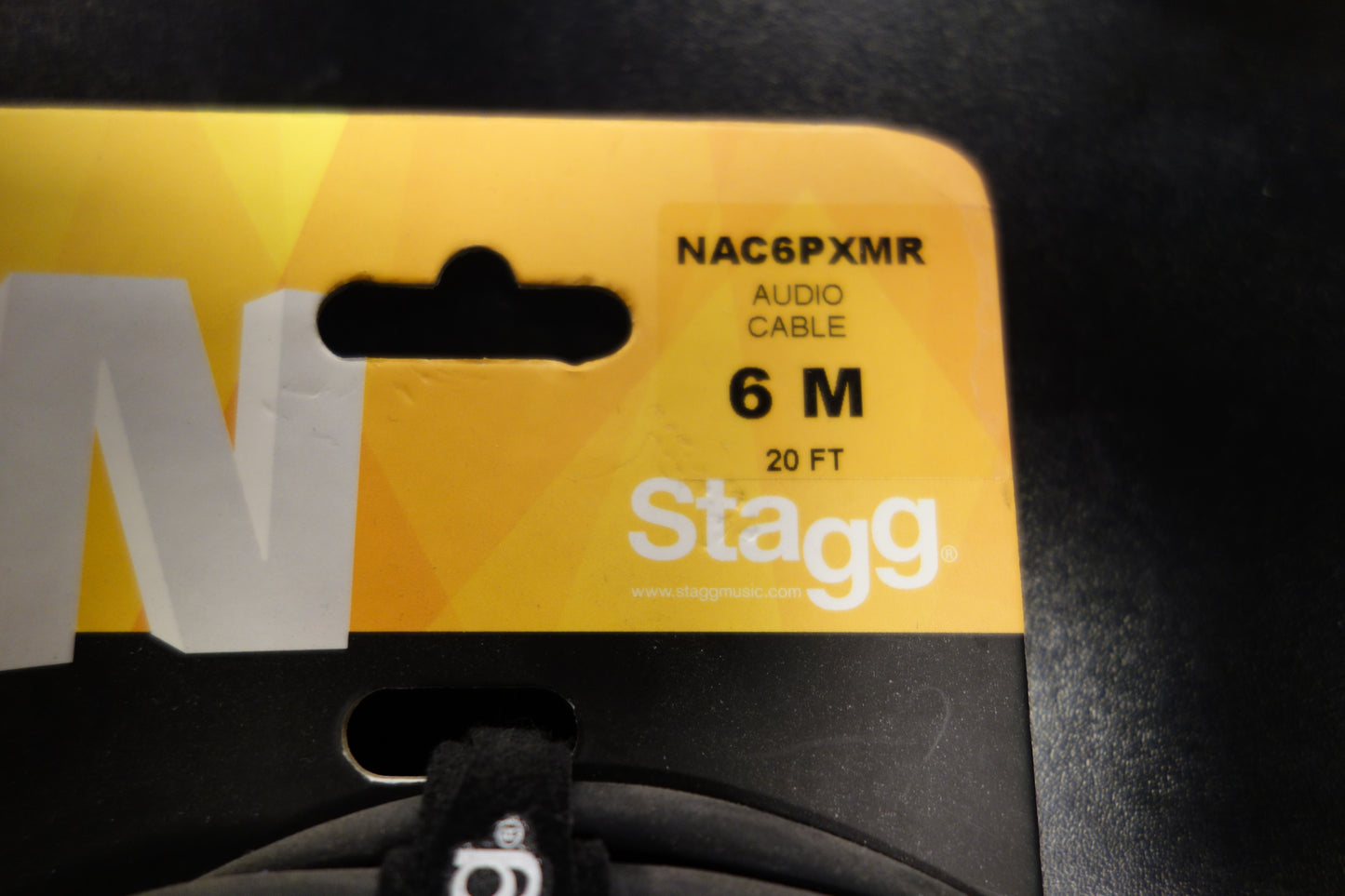 Stagg NAC6PXMR Audio Cable 6m XLR male / 6,3mm jack