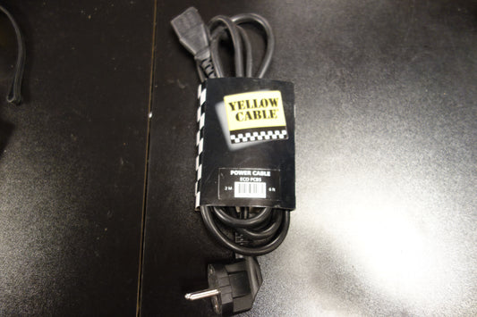Yellow Cable PCB5 Power Cable EU Version 2 Meter