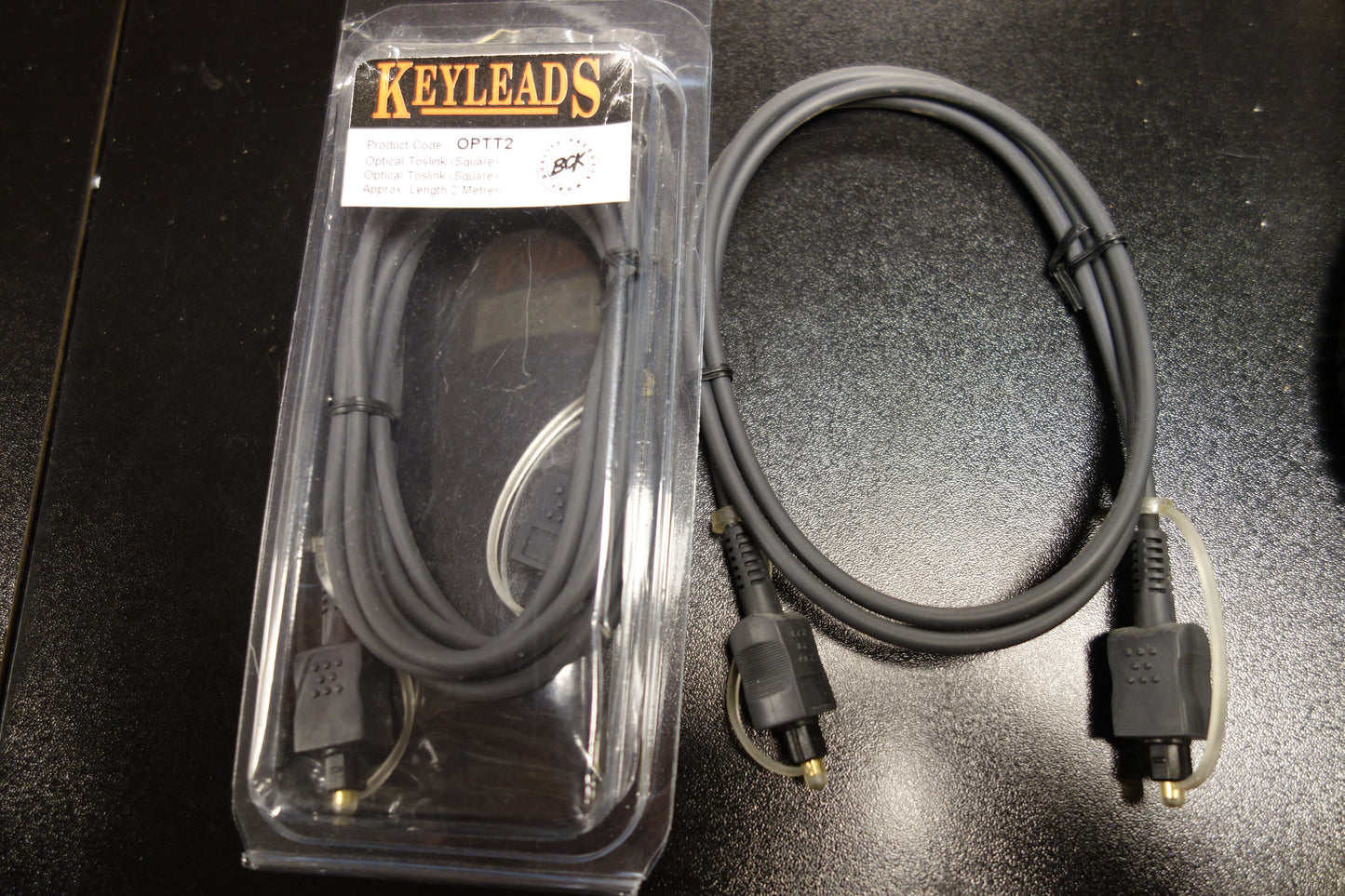 Keyleads OPTT2 Optical Toslink Square Cables 2 meter