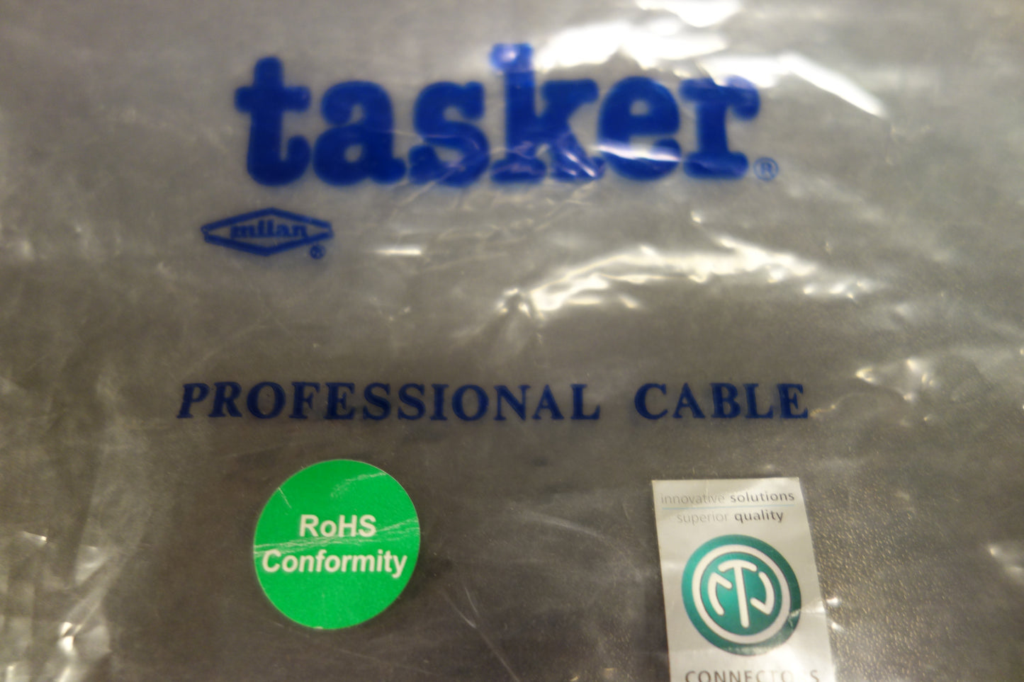 Tasker JJH300/black 0.30 Instrument Cable Jack Jack