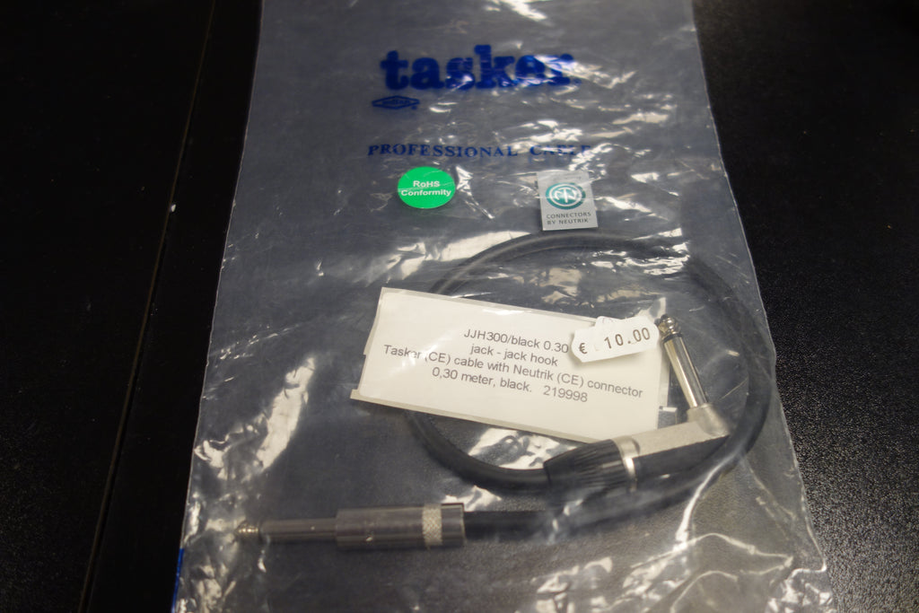 Tasker JJH300/black 0.30 Instrument Cable Jack – Witte