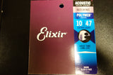 Elixir Acoustic 80/20 Bronze Strings with POLYWEB 10-47