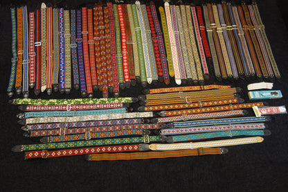 Vintage 60/70s guitar strap Japan Ace Style #23