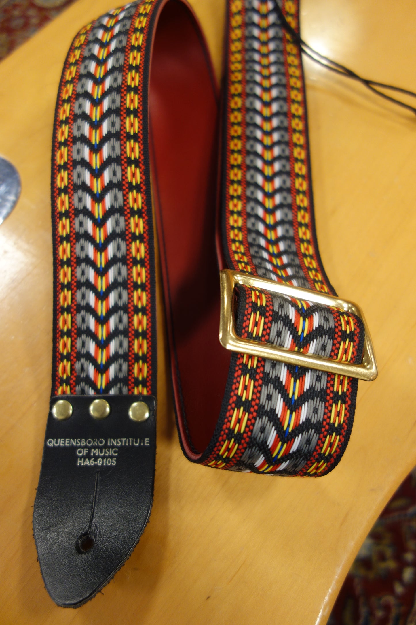 Queensboro Institute 70s Vintage Strap #13 Grey/Orange