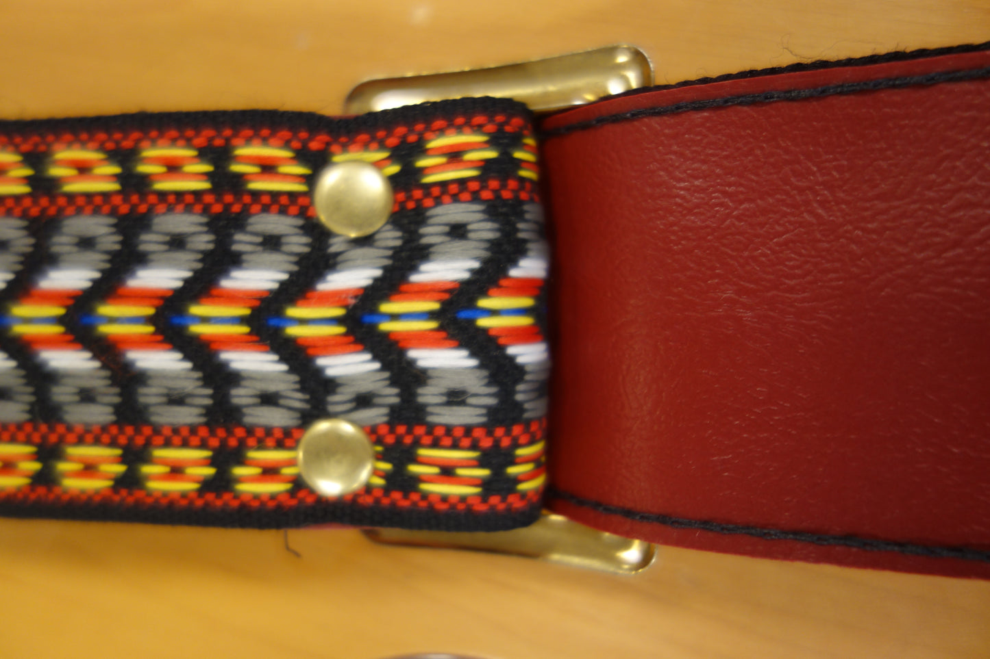 Queensboro Institute 70s Vintage Strap #13 Grey/Orange