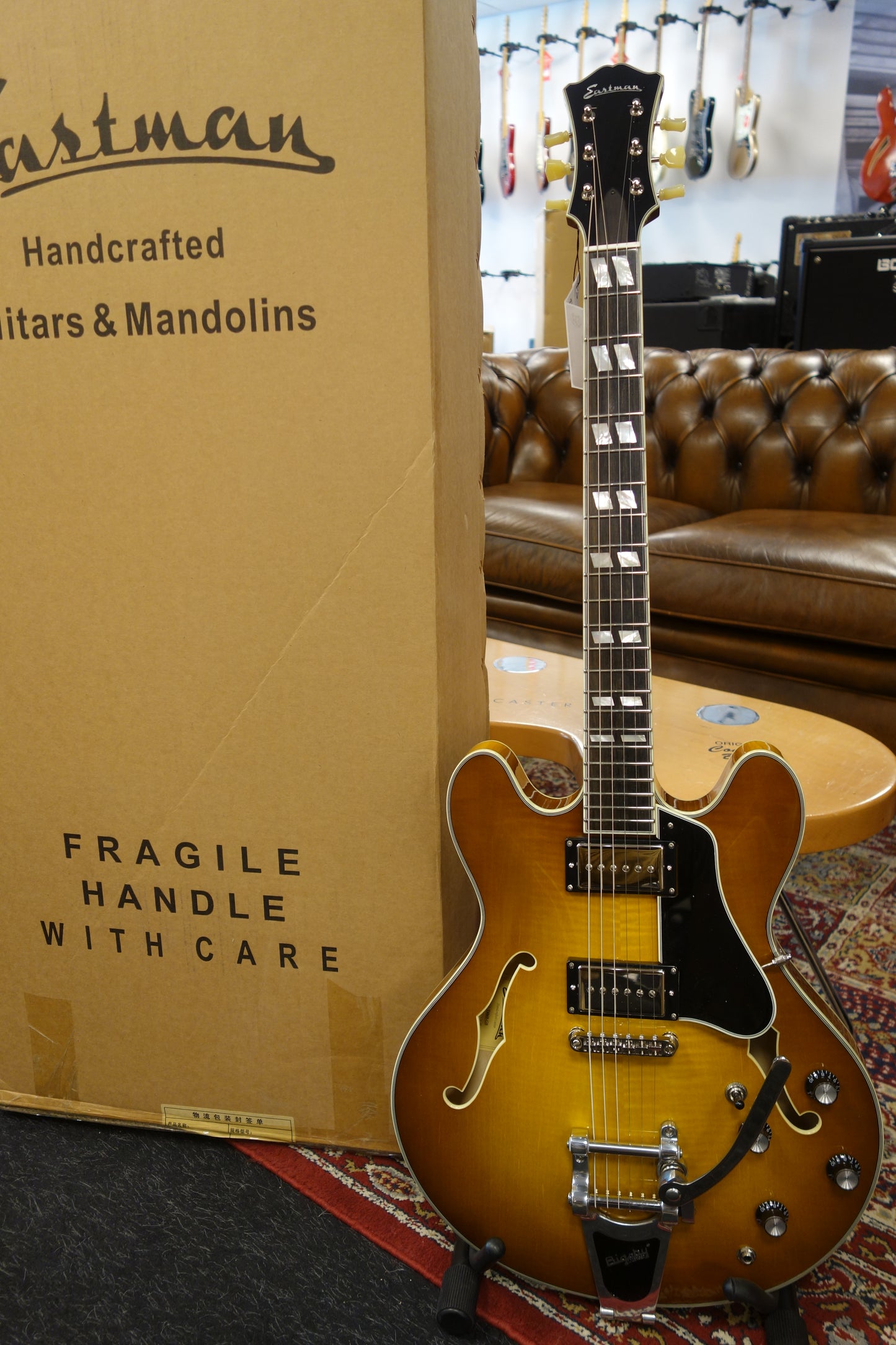 Eastman T486B Goldburst Bigsby