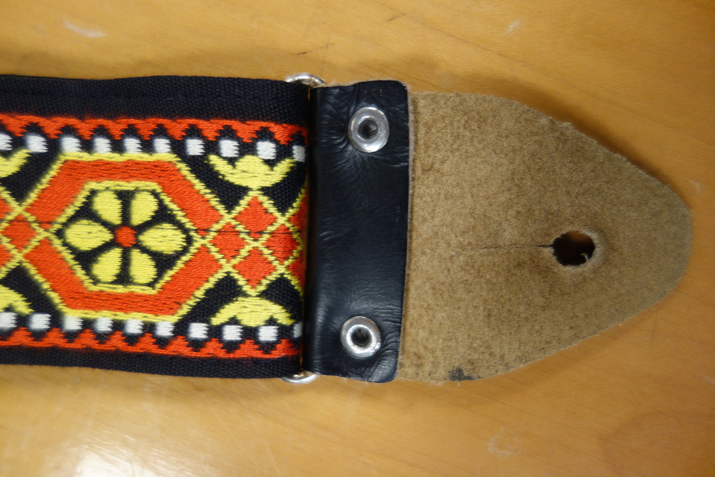 Vintage 60/70s guitar strap Japan Ace Style #23