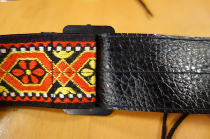 Vintage 60/70s guitar strap Japan Ace Style #23