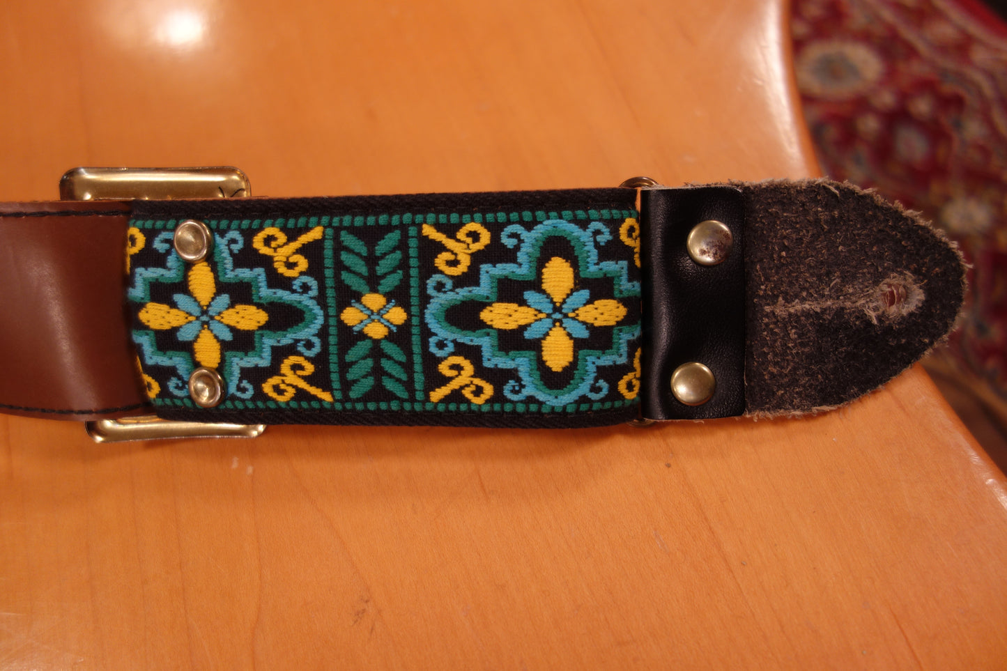 Vintage NOS 60/70s guitar strap Ace Style #25