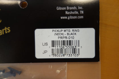 Gibson PRPR-010 Pickup Mounting Ring (1/8", Neck) (Black)