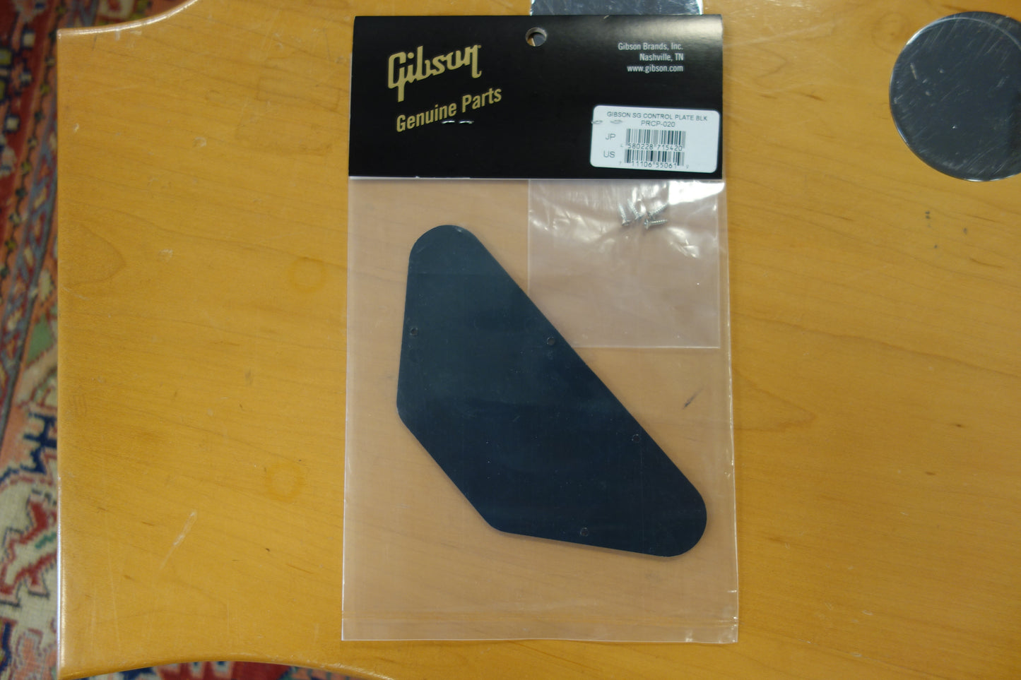 Gibson PRCP-020 SG Control Plate (Black)