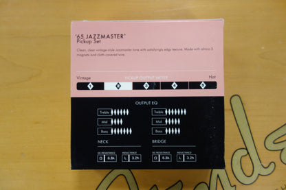 Fender Pure Vintage '65 Jazzmaster Pickup Set, Vintage White (2)