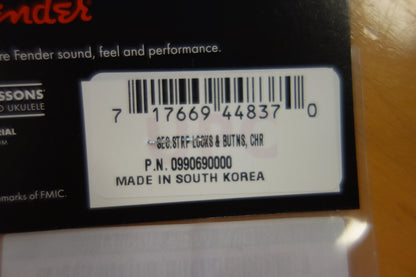 Fender Security Strap Locks Chrome set