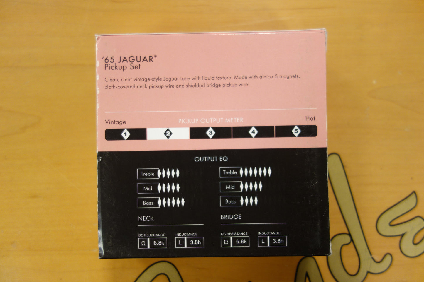 Fender Pure Vintage '65 Jaguar Pickup Set, Vintage White, (2)