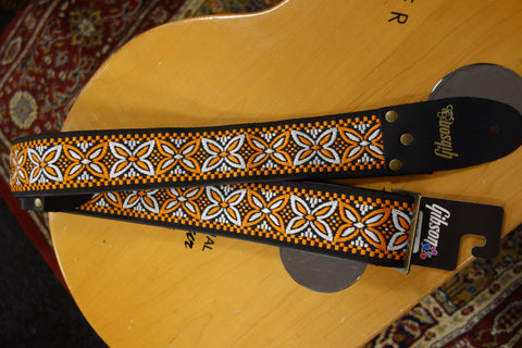 Gibson ASVS-ORL The Orange Lily guitar strap