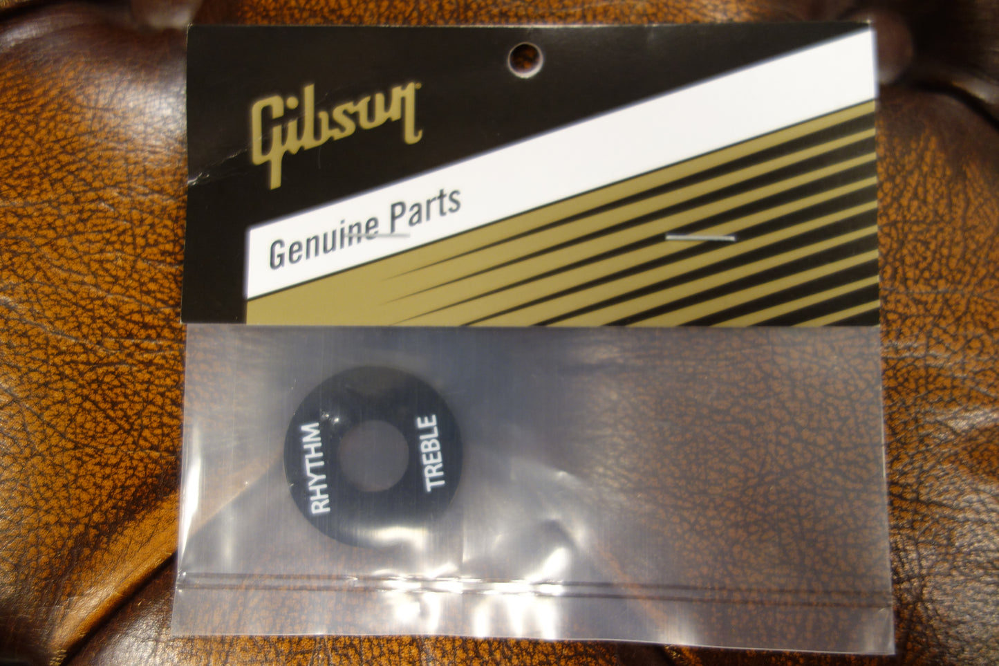 Gibson PRWA-020 Toggle Switch Washer (Black, White Imprint)