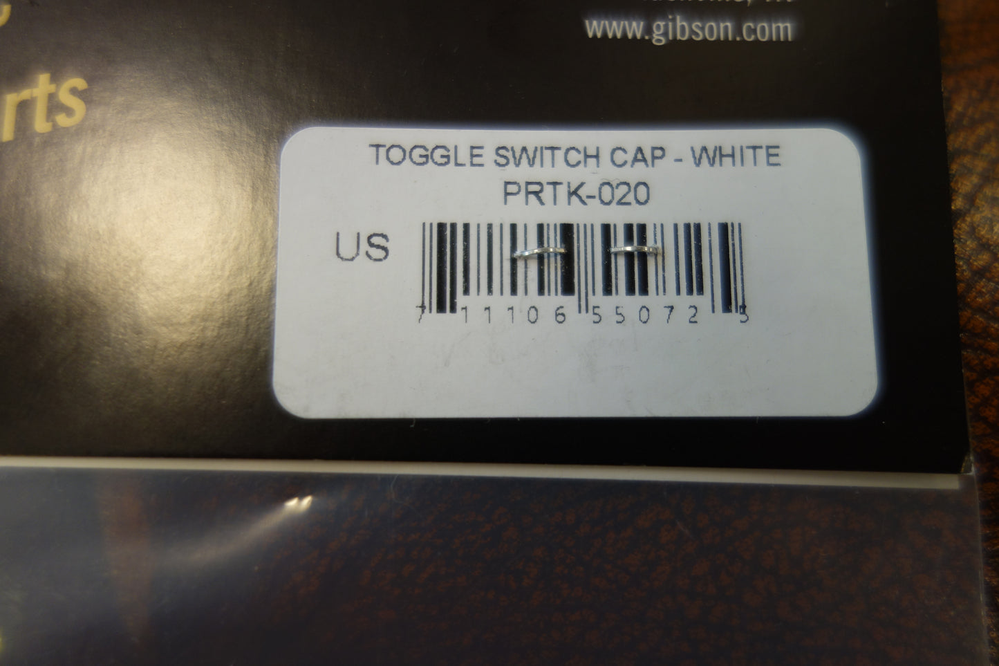 Gibson PRTK-020 Toggle Switch Cap - White