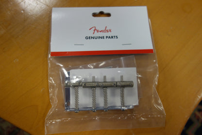 Fender Pure Vintage Bass Bridge Assembly, Nickel/Chrome