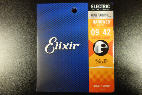 Elixir 12002 Stringset 09-42 Nanoweb for Electric Gitaar