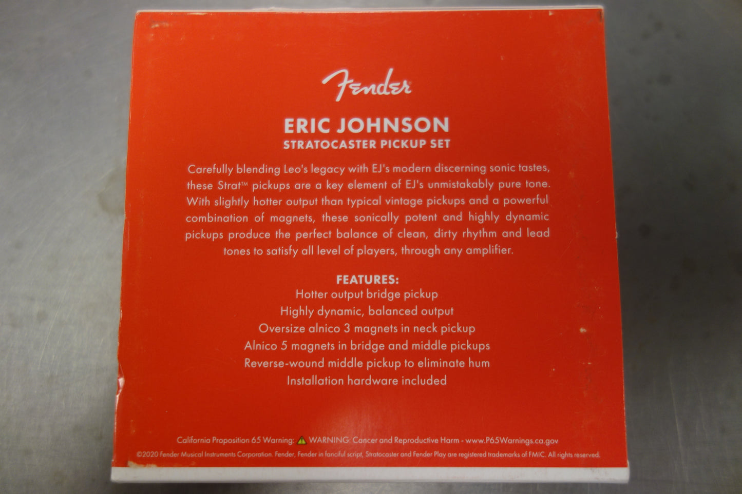 Fender Eric Johnson Stratocaster Pickups, Set of 3