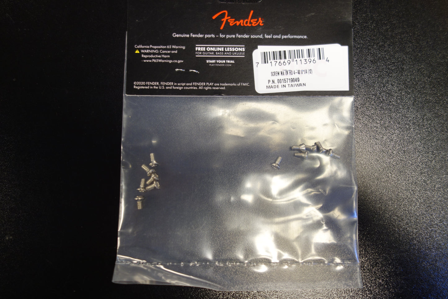 Fender Slide Switch Mounting Screws - Jaguar/Jazzmaster