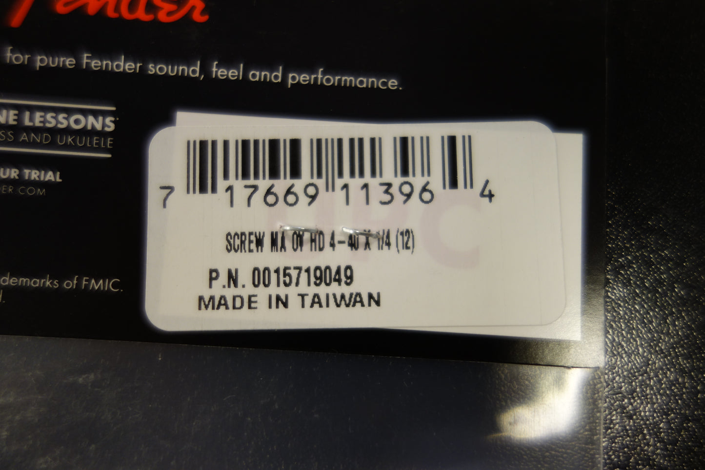 Fender Slide Switch Mounting Screws - Jaguar/Jazzmaster