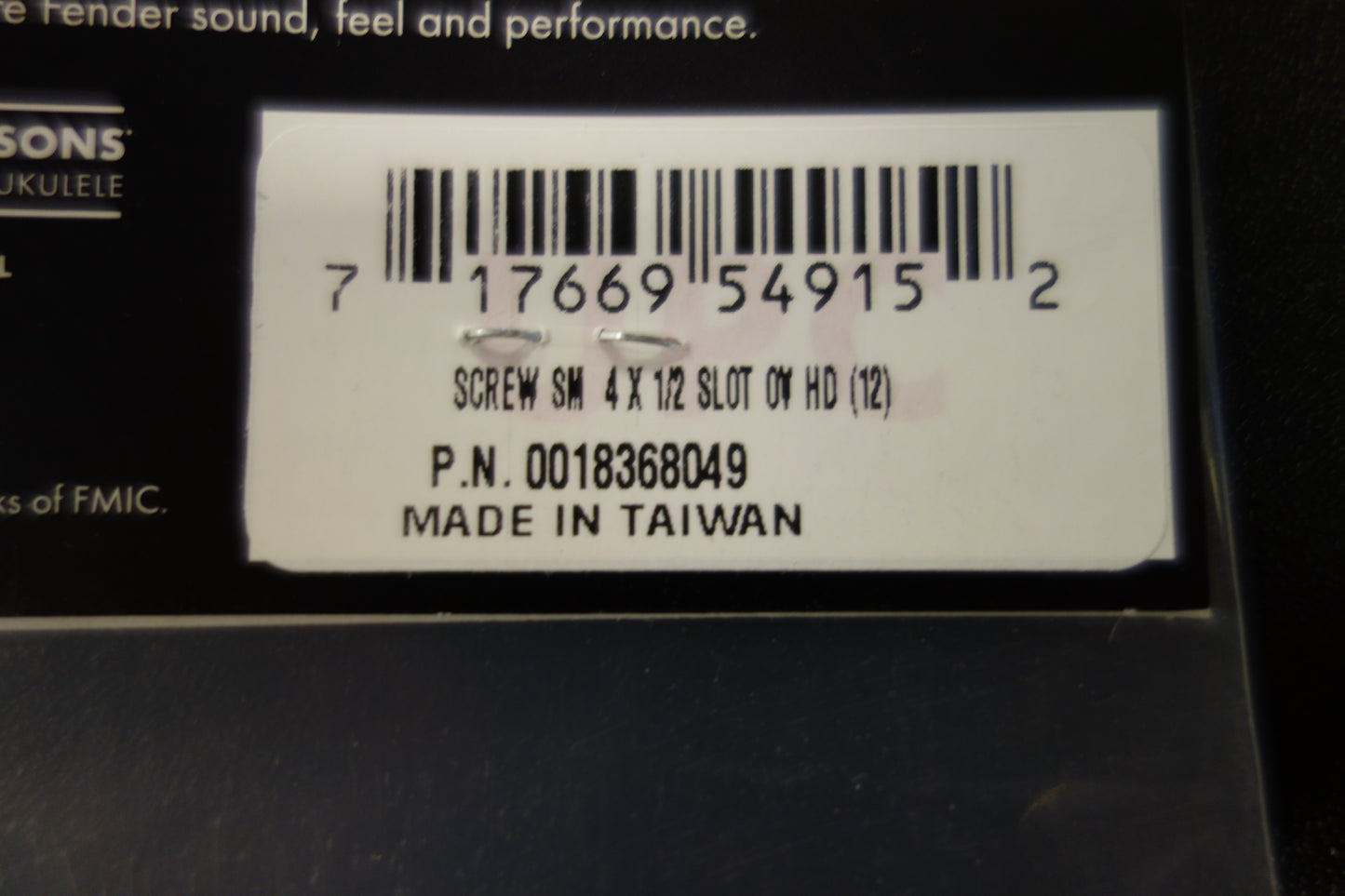 Fender American Vintage '52 Telecaster Pickguard/Control Plate Screws