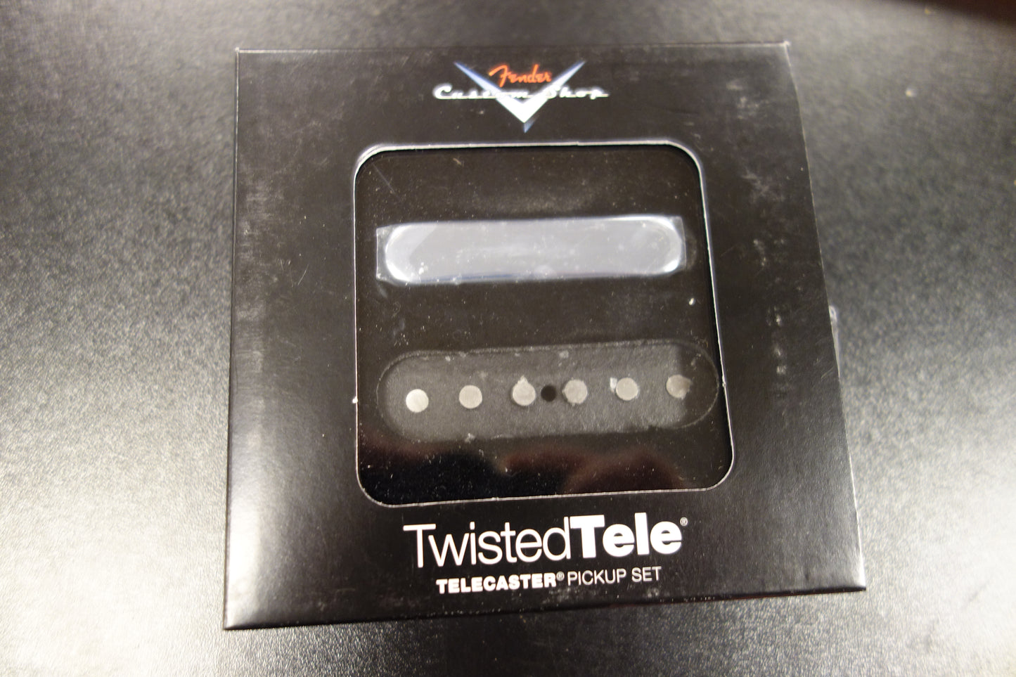 Fender Custom Shop Twisted Tele Pickups, Black/Chrome (2)