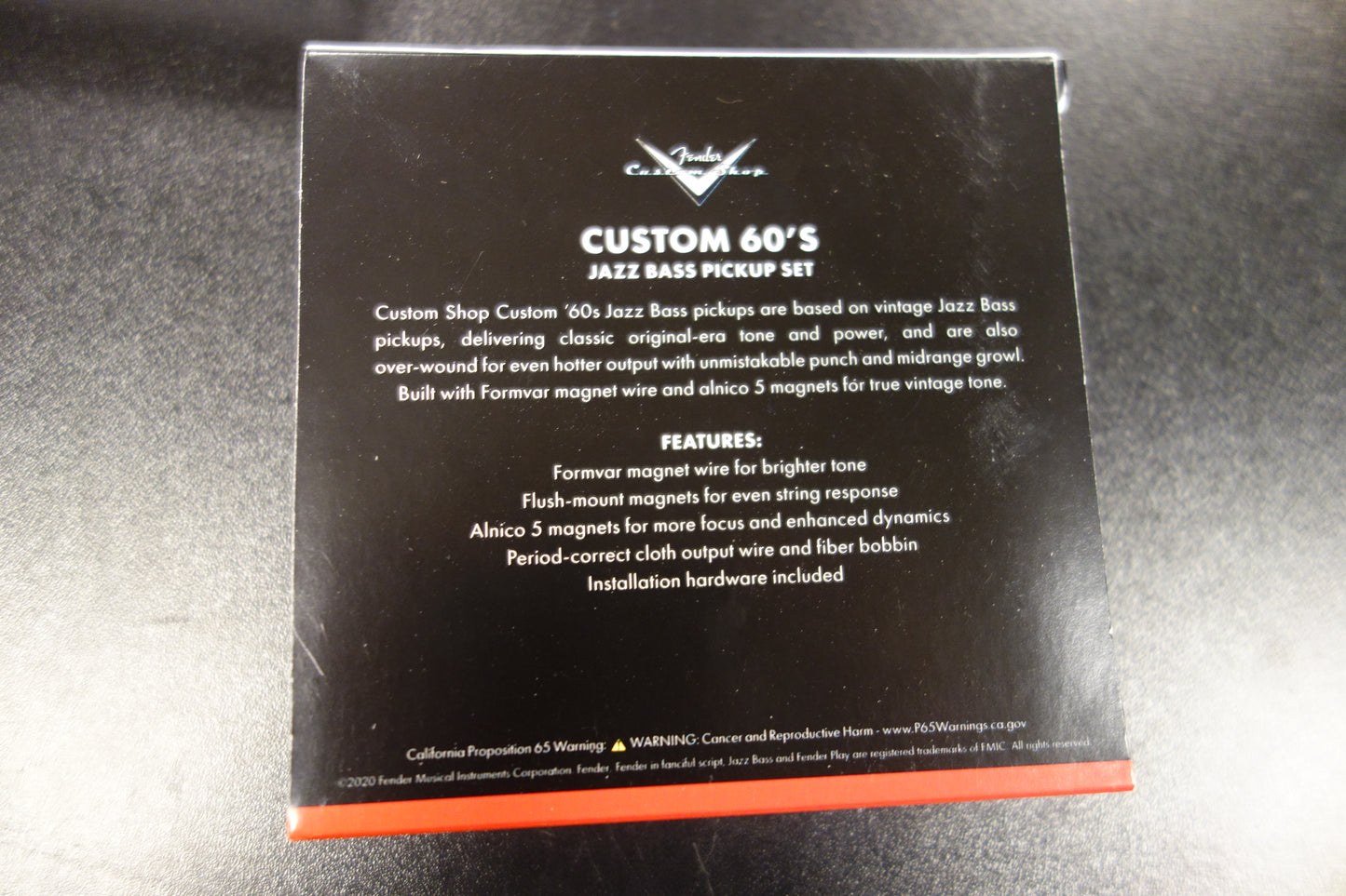 Fender Custom Shop Custom ’60s Jazz Bass Pickups, (2)