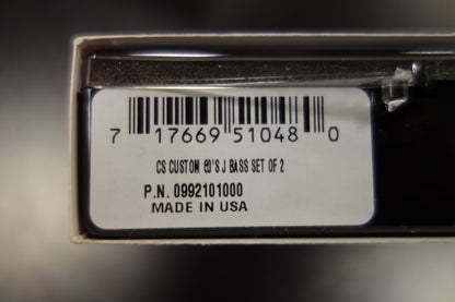 Fender Custom Shop Custom ’60s Jazz Bass Pickups, (2)